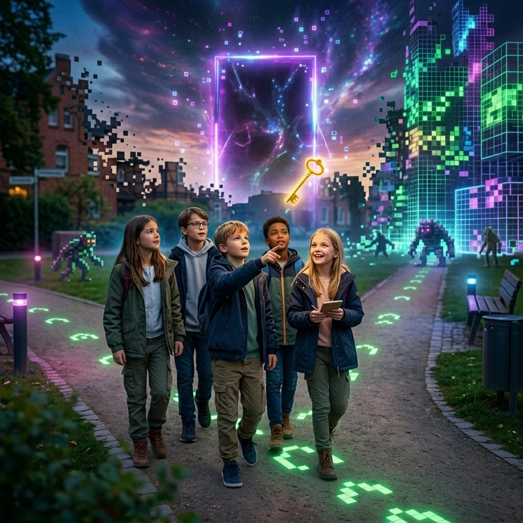 Trapped in the Pixel Maze - Treasure Hunt for kids 9-12