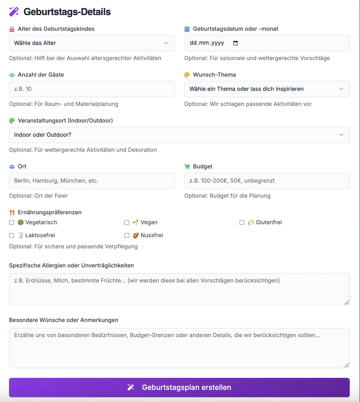Blog-Beitrag: End Birthday Planning Stress: Your Free AI Kids’ Party Planner is Here! - Imagine planning the perfect kids’ birthday withou...